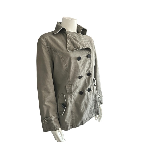 DOLCE & GABBANA VINTAGE KHAKI COAT - Picture 5 of 6